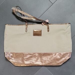 VS | Cream and Rose Gold Tote Bag